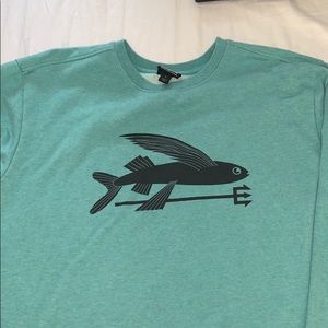 Patagonia Green Fish Crewneck Large